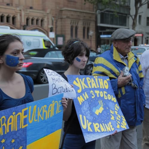 Українці в усьому світі підтримали марш мільйонів
