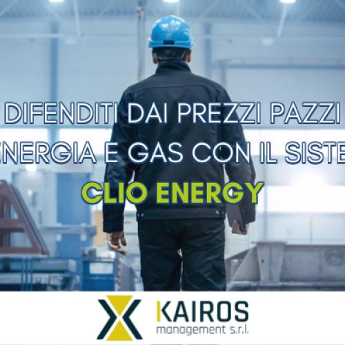 Rincaro gas ed energia elettrica: soluzione CLIO ENERGY