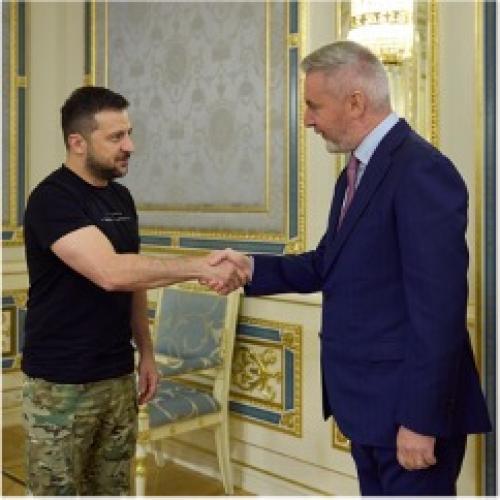 Зустріч президента Зеленського з міністром оборони Геріні