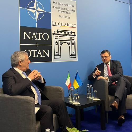 Il Ministro degli Esteri Tajani incontra Kuleba
