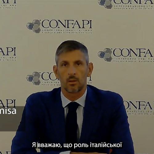 Reconstruction of Ukraine - Інтерв'ю з президентом Confapi Камісою