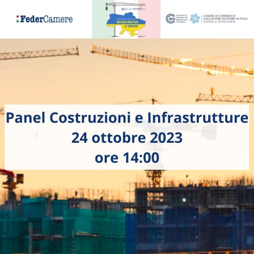 Panel Costruzioni e Infrastrutture - Reconstruction of Ukraine