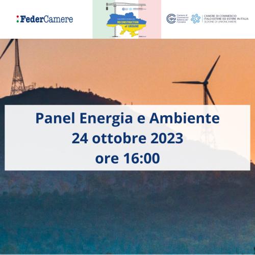 Panel Energia e Ambiente - Reconstruction of Ukraine